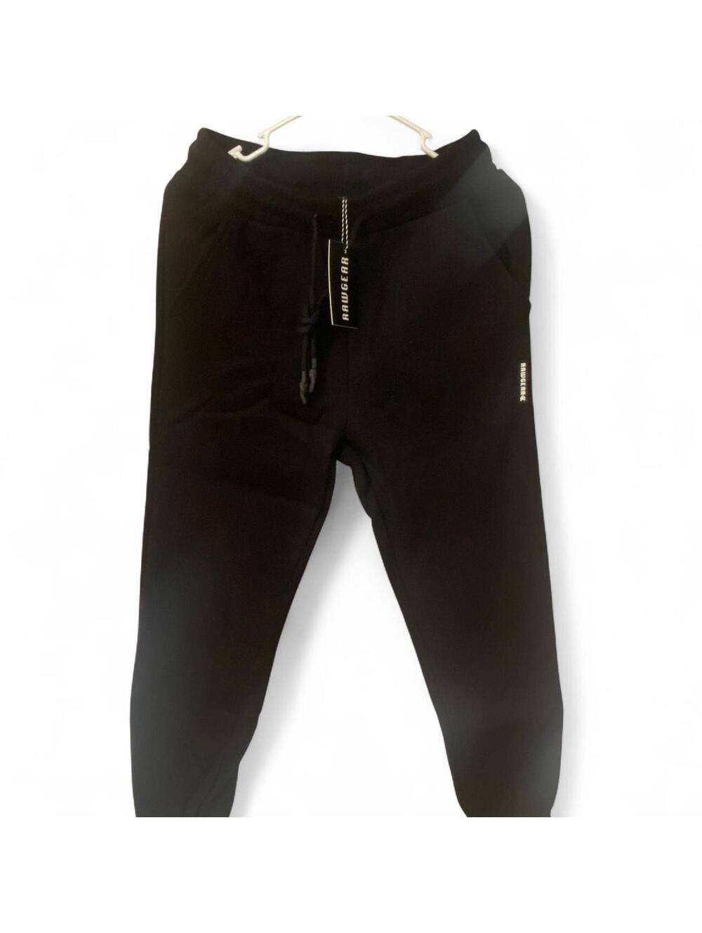 RawGear Black Joggers w/ Drawstring Waist - Small